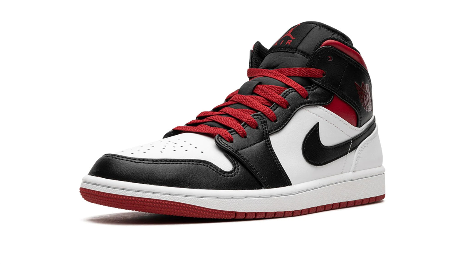 Air Jordan 1 Mid "Gym Red Black Toe"