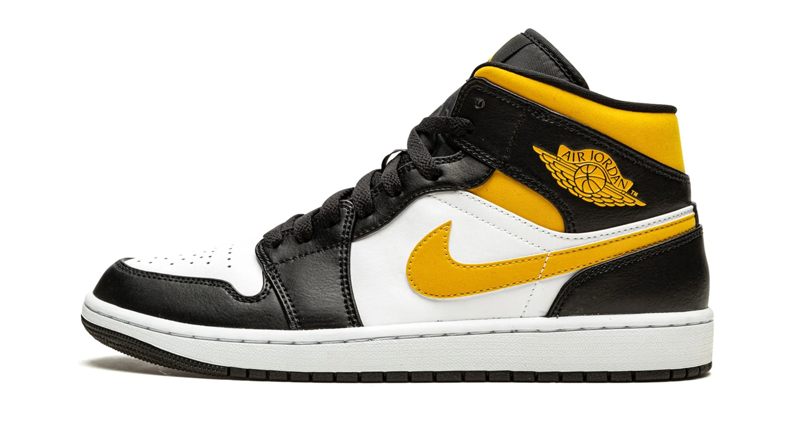 Air Jordan 1 Mid "White / Pollen / Black"