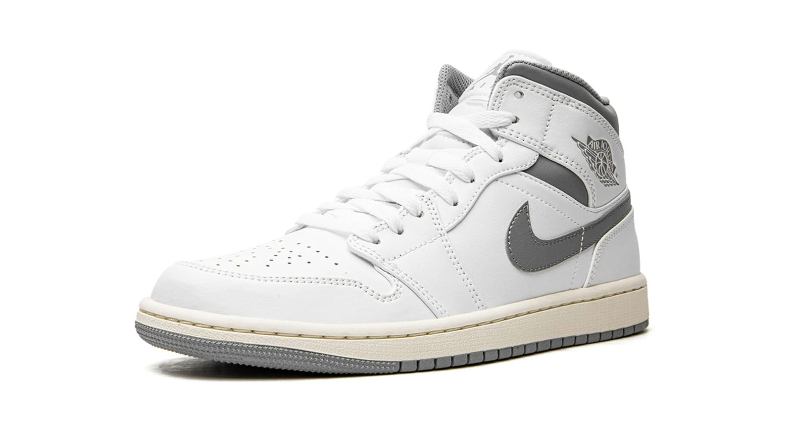 Air Jordan 1 Mid "White / Stealth Grey"